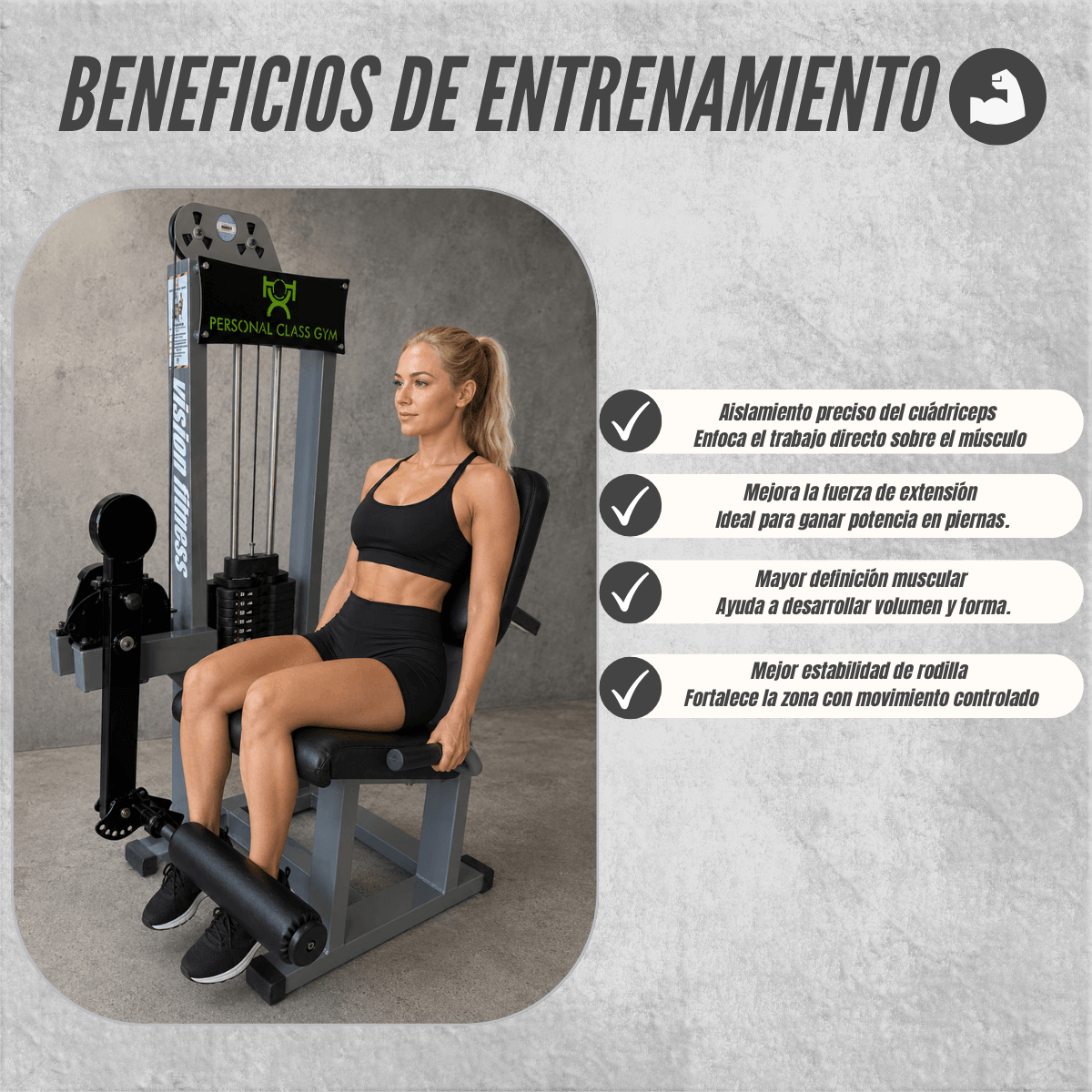 Sillón de Cuádriceps a Lingotes